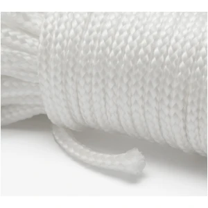 Afbeelding van Waslijn Nylon – Drooglijn – 15 m – Ø 4 mm – Wit – Sterk en Duurzaam – Geschikt voor Binnen en