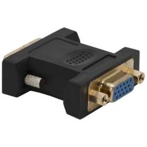 Afbeelding van VGA Naar DVI Adapter – VGA Mannelijk Naar DVI Vrouwelijk – Multimedia Converter Voor Monitor En TV –