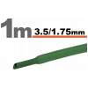Afbeelding van 15× 1 Meter Krimpkous Groen 3,5 / 1,75 mm – 15 Stukken Van 1 Meter – Warmtekrimpbuis Voor Isolatie En