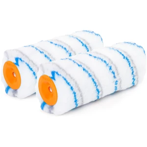 Afbeelding van Verfroller Microfiber 180 mm – Set Van 2 Stuks – Voor Muren, Plafonds En Latex-, Dispersie- En Minerale