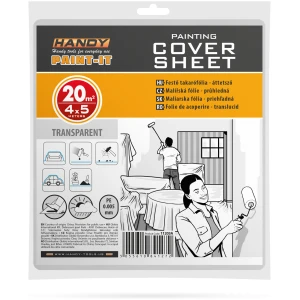 Afbeelding van Afdekfolie Schilderen / Verven PE 5 Micron – 4 × 5 m (20 m²) – Transparante Beschermfolie Voor Meubels