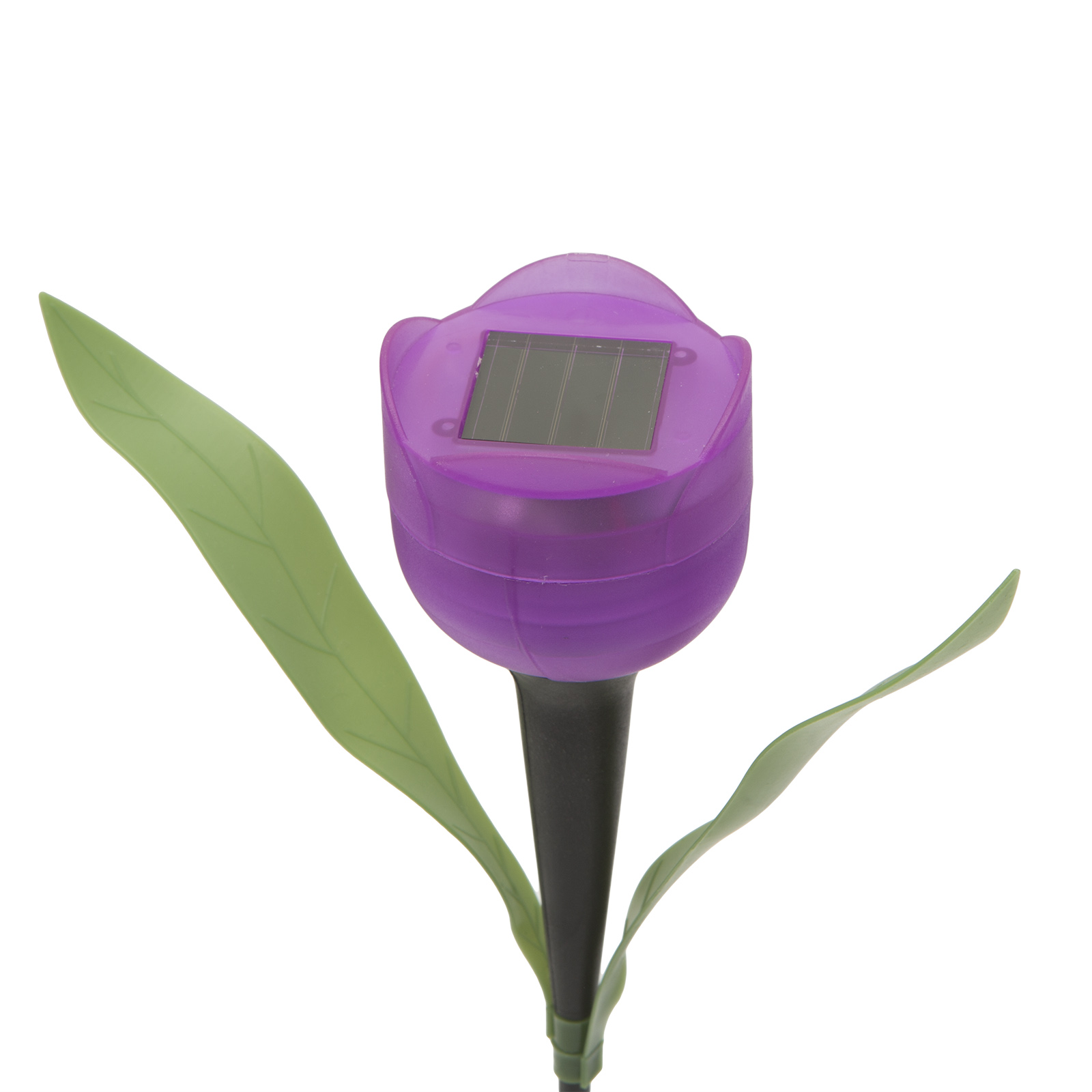 Afbeelding van Solar LED Tulp Tuinlamp – Steeklamp Op Zonne-Energie – 30 Cm – 1 LED – Automatisch Aan Bij Schemer