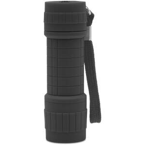 Afbeelding van 1x LED Zaklamp met Batterijen - Compacte 9,5 cm COB Zaklamp met Polsband, AAA Batterijen Inbegrepen, Stof-