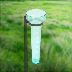 Afbeelding van Regenmeter voor Tuin – Regenvalmeter / Regenmeter Buiten – 350 ml – Met Duidelijke Schaal – Kunststof