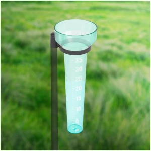 Afbeelding van Regenmeter voor Tuin – Regenvalmeter / Regenmeter Buiten – 350 ml – Met Duidelijke Schaal – Kunststof