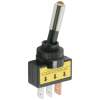 Afbeelding van 2x Tuimelschakelaar Met Gele LED SPST ON-OFF - Toggle Switch 12V DC 20A - Inbouw Schakelaar Met LED Indicatie
