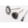 Afbeelding van Stalen Borstel Set - 3 Delige Staaldraadborstels Met Opspanstift Ø3,1mm - Max 28.000 RPM - Geschikt Voor