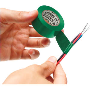 Afbeelding van 10× Isolatietape Groen 10 m × 19 mm – Set Van 10 Rollen – PVC Elektrische Tape Voor Kabelisolatie En