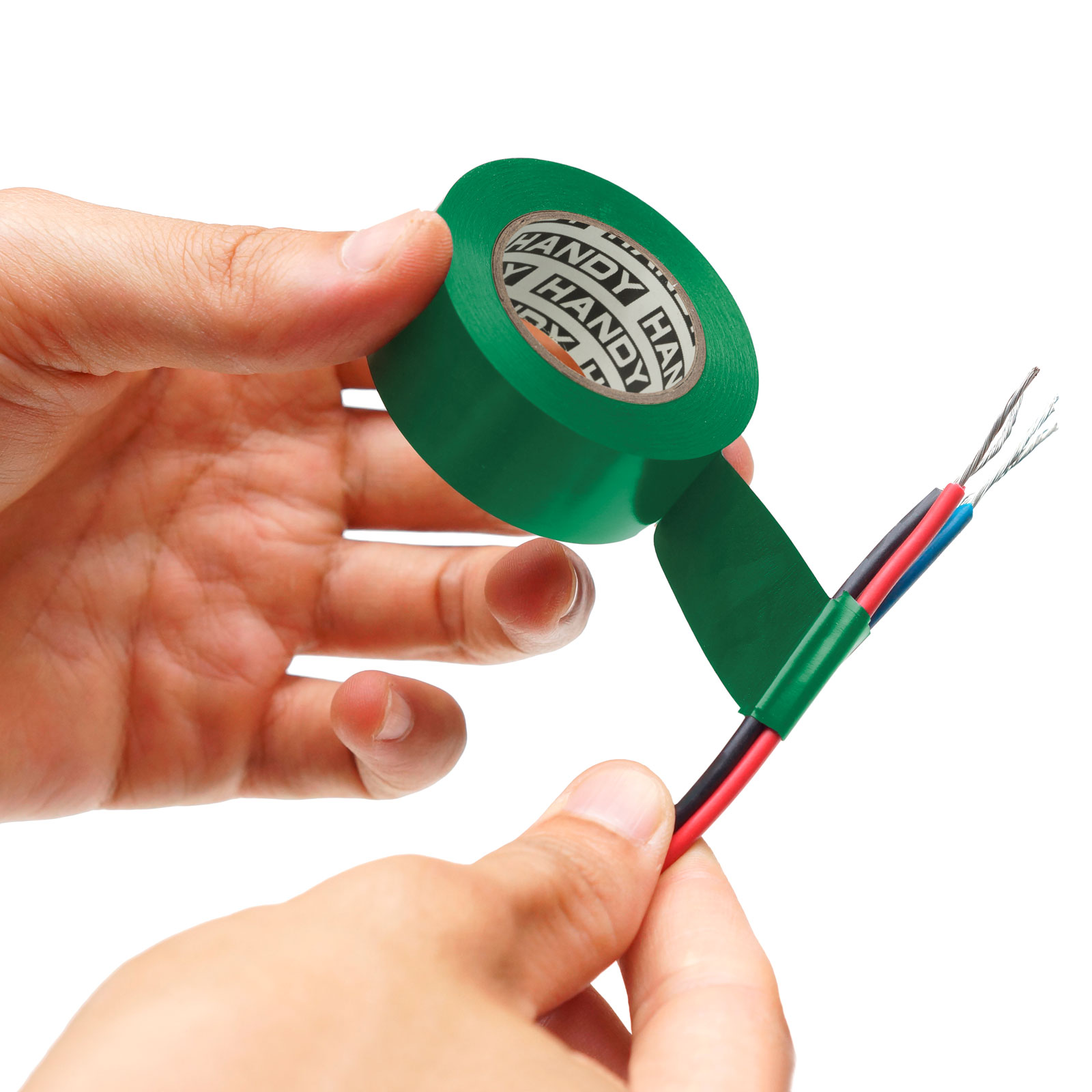 Afbeelding van 10× Isolatietape Groen 10 m × 19 mm – Set Van 10 Rollen – PVC Elektrische Tape Voor Kabelisolatie En