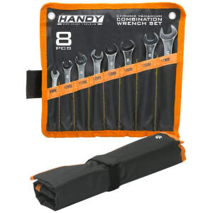 Afbeelding van Combinatiesleutelset – 8-delig (8–17 mm) – Gehard Staal – Steeksleutel / Ringsleutel – Extra Sterk