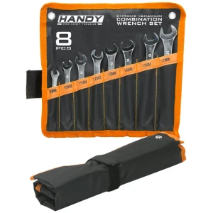 Afbeelding van Combinatiesleutelset – 8-delig (8–17 mm) – Gehard Staal – Steeksleutel / Ringsleutel – Extra Sterk