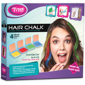 Afbeelding van Haarkrijt / Haarverf Set - 4 Heldere Regenboogkleuren voor Uitwasbare Haarkleuring 1 Stuks [TY50108] - 7780
