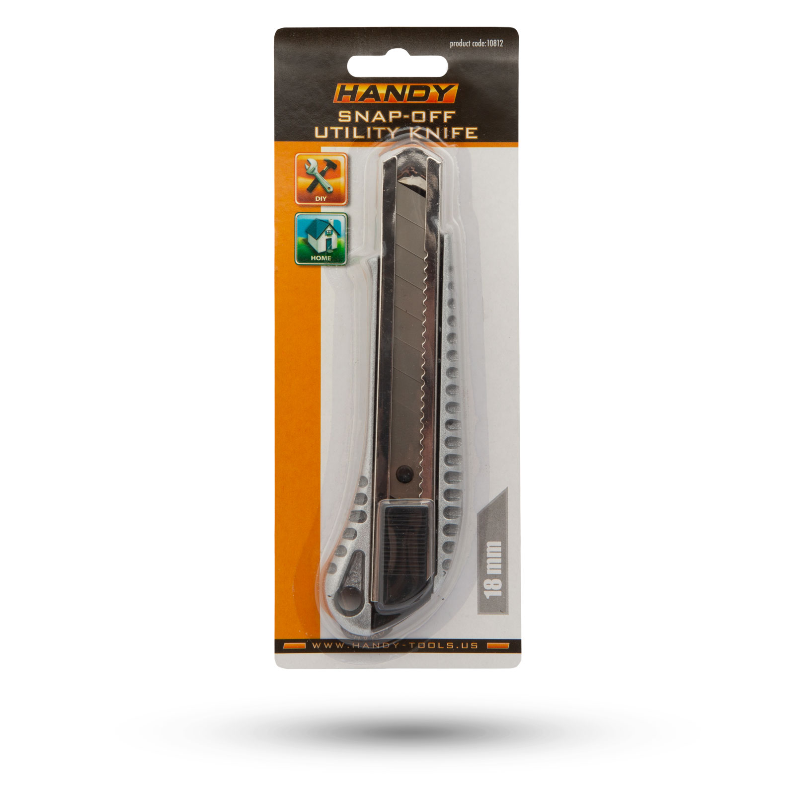 Afbeelding van Afbreekmes 18 mm – Heavy-Duty Snap-Off Breekmes – Metalen Behuizing Met Antislip Grip – Vervangbaar