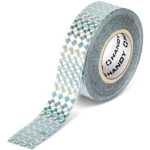 Afbeelding van Vogelafweertape Zilver 30 m × 24 mm – Reflecterende Vogelschrikband Van PET-Film – Weerbestendig En