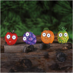 Afbeelding van 1x Zonne-Energie Solar Tuindecoratie Fruit – 2x Koel Wit LED – Decoratieve Solar Lamp voor Tuin en Terras