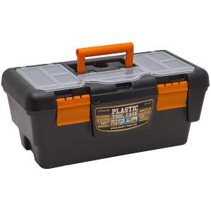 Afbeelding van Gereedschapskoffer Met Organizer – Kunststof Toolbox Met Uitneembare Inlegbak – 7-delige Bovenste