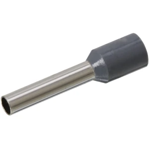 Afbeelding van 100x Geïsoleerde Adereindhuls 4,0 Mm² Grijs – Cord End Terminal Met Grijze Isolatie – Draad Eindhuls