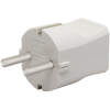 Afbeelding van Inline Stekker Wit Met Randaarde – Losse In-Line Netstekker Met Beschermingscontact – AC Stekker 230V 16A