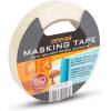 Afbeelding van Afplaktape Wit 19 mm × 50 m – Schilderstape Met Oplosmiddelhoudende Lijm – Strakke Randen –