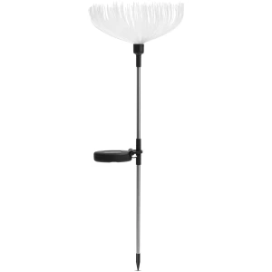 Afbeelding van Solar Fiber Optic Kwal Tuinlamp – 80 Cm – RGB LED – Met Grondspies – Op Zonne-Energie – Automatisch