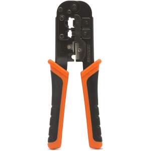 Afbeelding van Krimptang Met Knip En Stripfunctie Voor Modulaire Stekkers - Geschikt Voor RJ11 RJ12 En RJ45 (6P En 8P) -