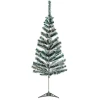 Afbeelding van Kunstkerstboom 120 Cm Met Sneeuw – Sneeuwbedekte Kunst Kerstboom Van PVC Met Kunststof Voet –