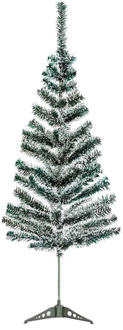 Afbeelding van Kunstkerstboom 120 Cm Met Sneeuw – Sneeuwbedekte Kunst Kerstboom Van PVC Met Kunststof Voet –