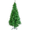 Afbeelding van Kunstkerstboom 210 Cm Tweekleurig Groen – Natuurlijke Look Kunst Kerstboom Van PVC Met Metalen Voet –