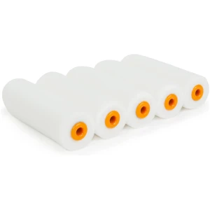 Afbeelding van 5x Verfroller High Density Schuim 100 mm – Set Van 5 Stuks – Voor Lak En Olieverf – Glad En Bubbelvrij