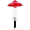 Afbeelding van Stapeldecoratie Solar Paddenstoel Lamp – 23,5 Cm – 10 Koel Witte LED’s – Tuinverlichting Op