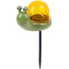 Afbeelding van Solar Tuinlamp Dierfiguur Met Grondpin – Schildpad, Flamingo Of Slak – LED Tuinverlichting Op
