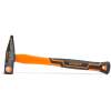 Afbeelding van Machinistenhamer Met Glasvezel Steel - Professionele Bankhamer Met Gehard Stalen Kop - DIN1041 - Met