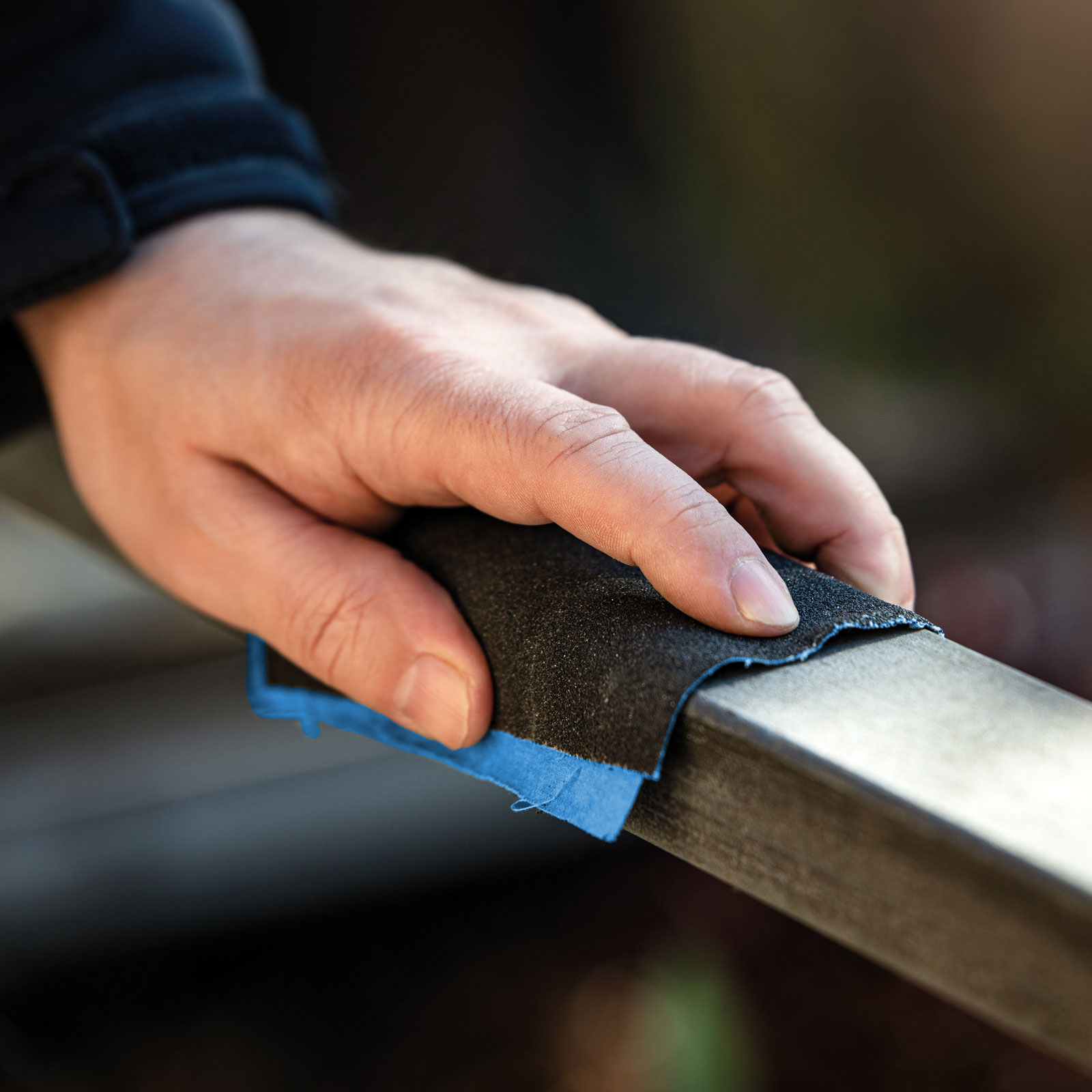 Afbeelding van Schuurpapier Korrel 150 - Blauw - 230 x 280 mm - 5 stuks | Aluminiumoxide | Voor Metaal & Kunststof