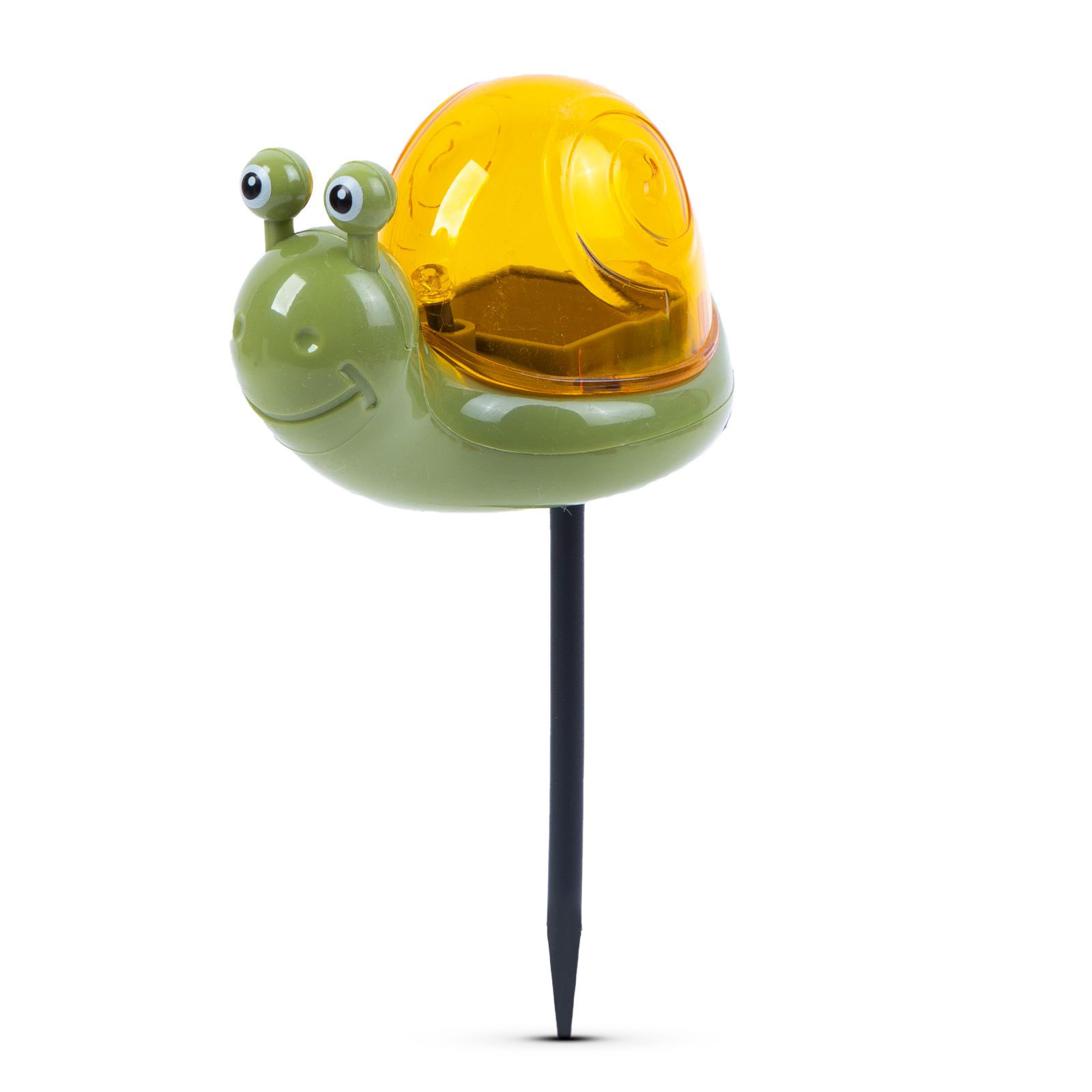 Afbeelding van Solar Tuinlamp Slak Met Grondpin – LED Tuinverlichting Op Zonne-Energie – Witte LED – Automatisch Aan