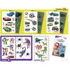 Afbeelding van Tijdelijke Tattoos Kinderen - Coole Tattoo Sticker Set met Dino’s, Auto’s & Meer - 40 Stuks [TY50271]