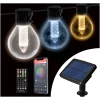 Afbeelding van Smart Solar Lichtsnoer – 15 LED Lampen – Instelbare Kleurtemperatuur – 7,5 M – Met Bluetooth App En