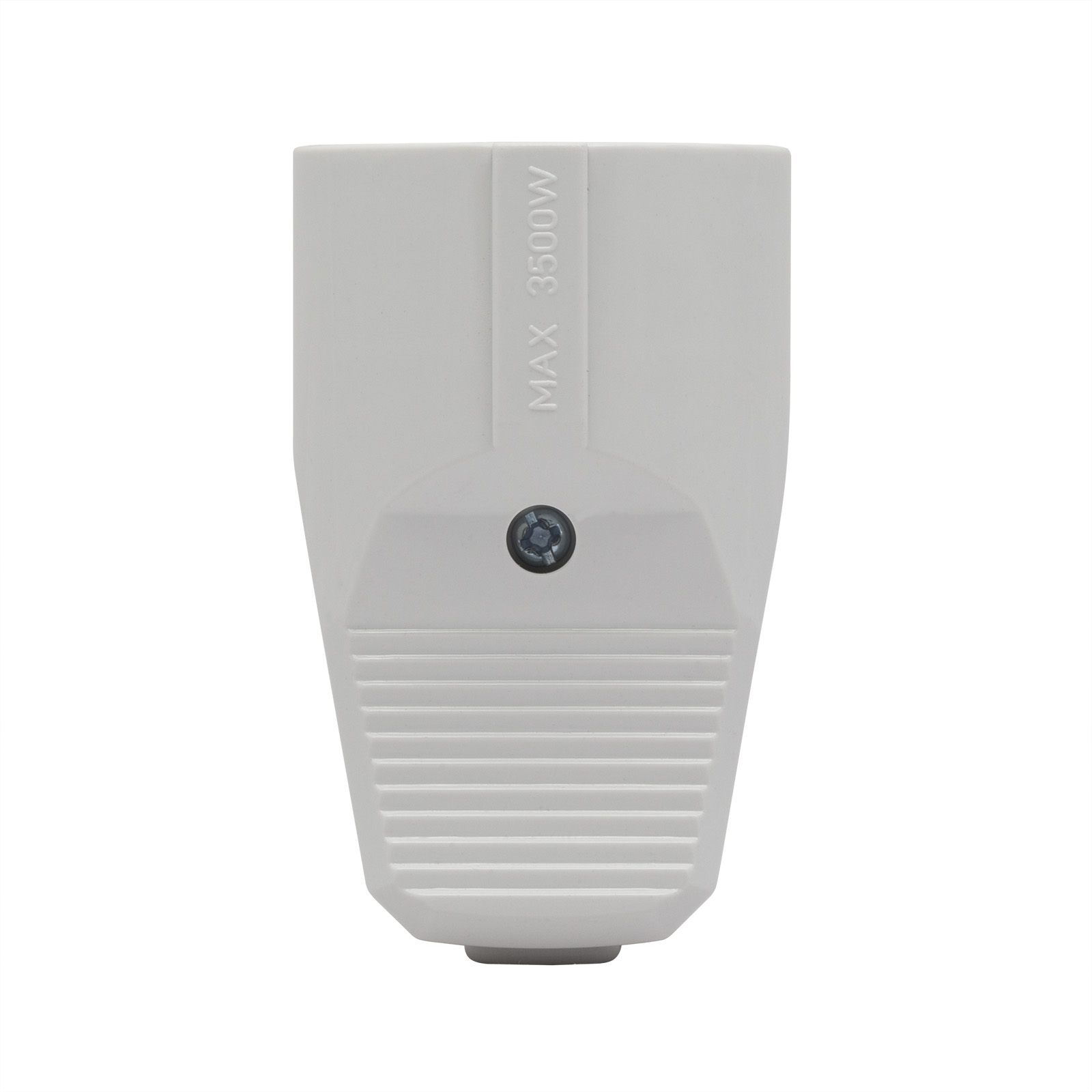 Afbeelding van Inline Contra Stekker Wit – Losse In-Line Stopcontact – AC Socket 230V 16A – Montagebare Contra Stekker