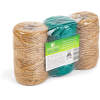 Afbeelding van Natuurlijk Hennep Touw Set – Bindtouw / Tuin Touw – 3 x 35 m – Ø 1 mm – Naturel en Groen – Sterk
