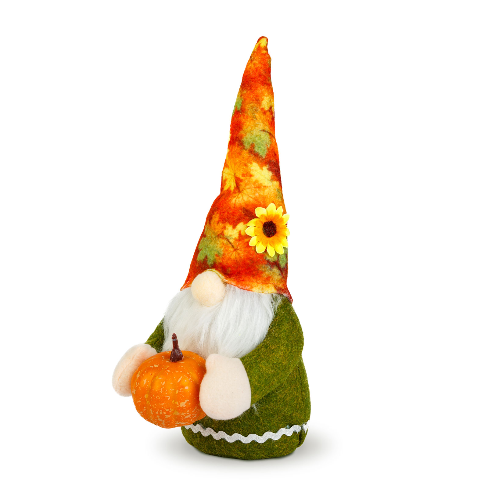 Afbeelding van Herfstdecoratie – Scandinavische Gnoom Met Pompoen – Herfst & Halloween – Textiel Decoratie – 35