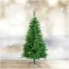 Afbeelding van Kunstkerstboom 150 cm – PVC Kunst Kerstboom Donkergroen – Volle Kunstmatige Kerstboom Met Metalen Voet