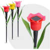 Afbeelding van Solar Tulpen Tuinlamp Met Grondpin – LED Tuinverlichting Op Zonne-Energie – Tulip Vorm – Geel, Rood Of