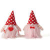Afbeelding van 1x Textiele Decoratie Kabouter 20 cm – Schattige Stoffen Gnome met Baard en Groot Neusje – 2 Designs,