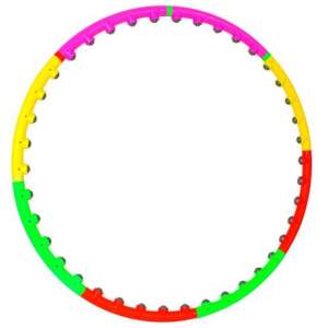 Afbeelding van Massage Hoelahoep Met Massageballen – Fitness Hula Hoop Voor Training En Lichaamsbeweging – 40 Massage