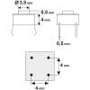 Afbeelding van 20x Microschakelaar 1 Circuit Normaal Open – Mini Microswitch (OFF)-ON – Soldeerbare Inbouwschakelaar