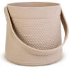 Afbeelding van Decoratiemand Met Handvat – 11 X 18 Cm – Kunststof – 4 Kleuren ( willekeurig 1 stuk )– Voor Planten