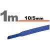 Afbeelding van 10× 1 Meter Krimpkous Blauw 10 / 5 mm – 10 Stukken Van 1 Meter – Warmtekrimpbuis Voor Isolatie En