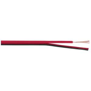 Afbeelding van Luidsprekerkabel 100 m - 2 x 0,15 mm² Zuurstofvrij Koper, Gedraaid met Rood/Zwarte PVC Mantel voor Basis