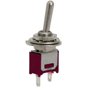 Afbeelding van 5x Tuimelschakelaar ON-OFF – Mini Toggle Switch 1 Circuit – Soldeerbare Inbouwschakelaar 1A 250V –