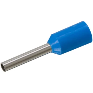 Afbeelding van 100x Geïsoleerde Adereindhuls 2,5 Mm² Blauw – Cord End Terminal Met Blauwe Isolatie – Draad Eindhuls