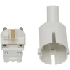 Afbeelding van Losse Netstekker Met Treklip Wit – Inline Stekker Met Handgreep – AC Stekker 230V 16A Met